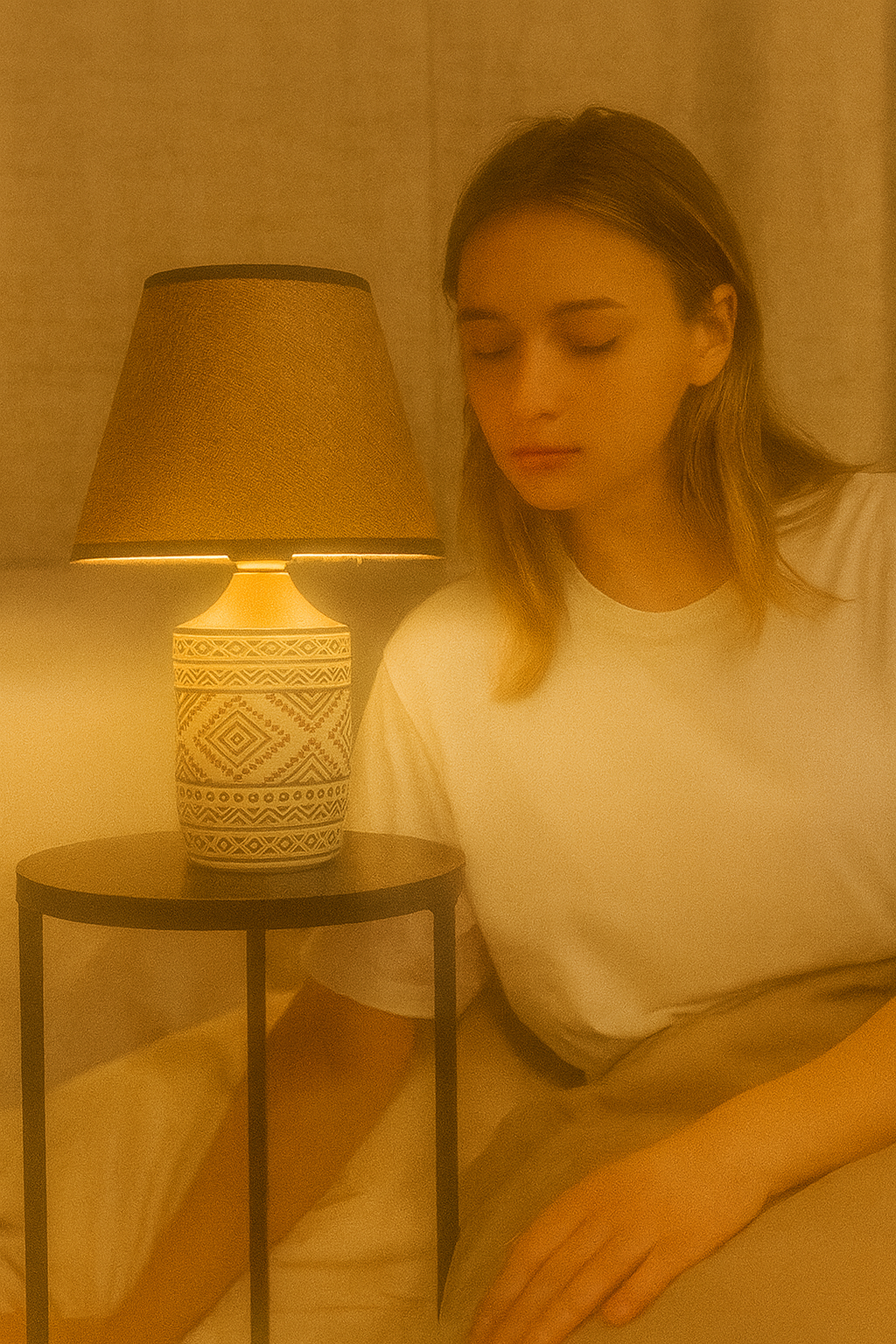 Table Lamps with Fabric Shades !