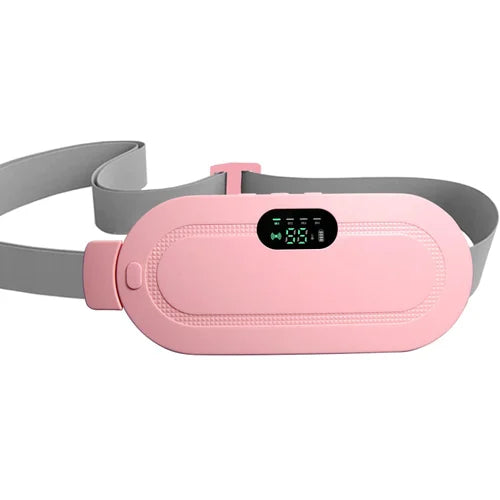 PERIOD CRAMP RELIEF BELT - Portable Menstrual Heating Pad, Heated Belly Belt for Menstrual Cramp Relief with 4 Heat Levels and 3 Modes, Electric Belt Massage for Women and Girls - Period Pain Electric Warming Belt Massager for Women-Massager