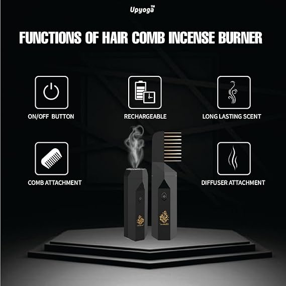 2 in 1 Hair Comb Incense Burner*