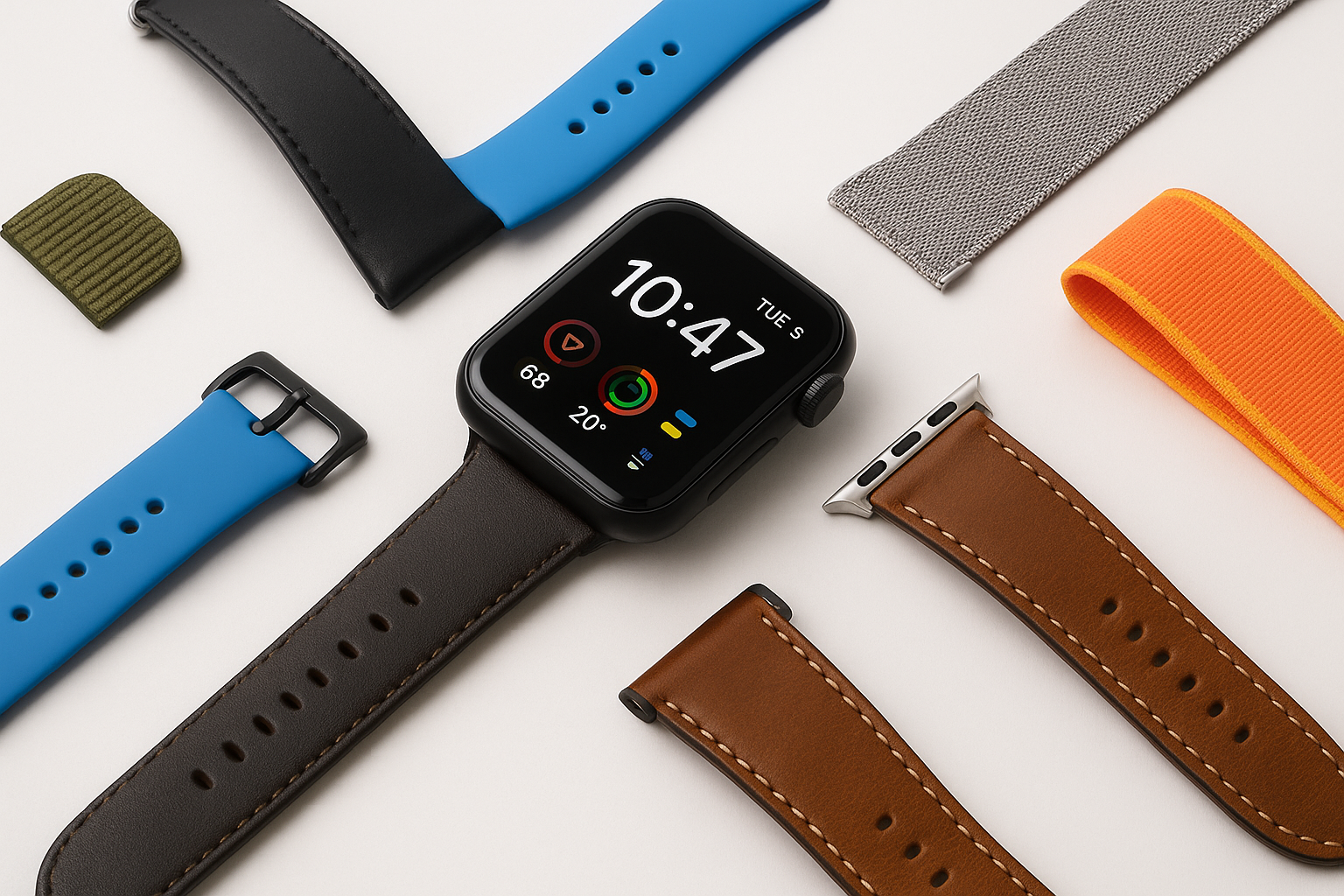 smart watch with different straps